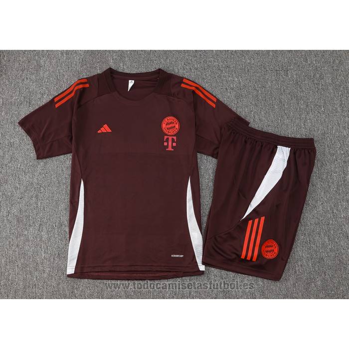 Chandal del Bayern Munich Manga Corta 2024-2025 Rojo - Pantalon Corto